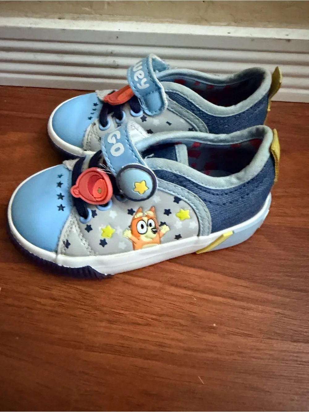 Bluey & Bingo Light Blue Kids Sneakers